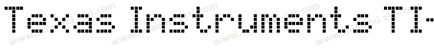 Texas Instruments TI字体转换